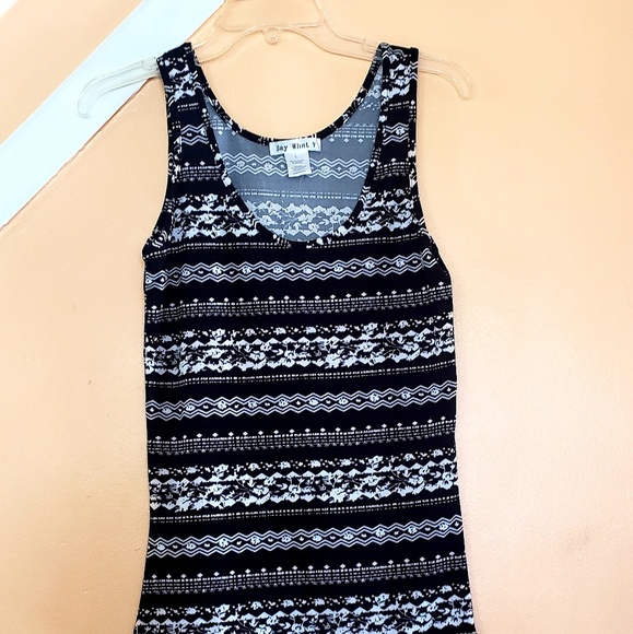 2 for $15 Black & White Tank Top - Picture 2 of 3